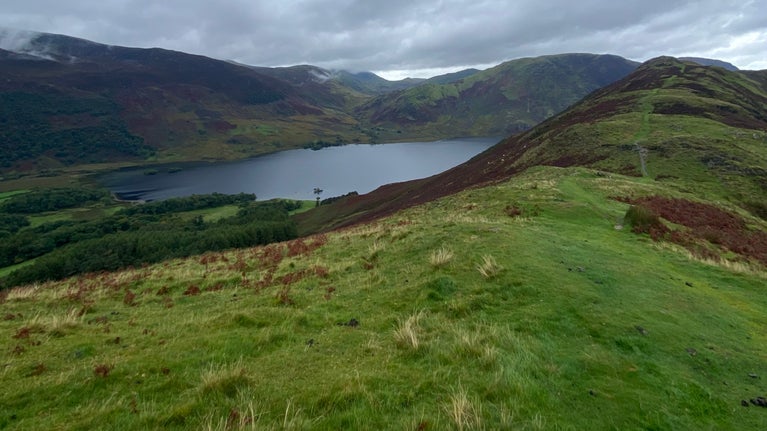 View from the ridge of Rannerdale Knotts